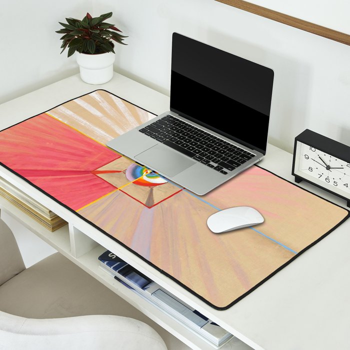 Hilma af Klint "The Swan, No. 11, Group IX-SUW" Desk Mat Gallery Image 2