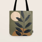 Abstract Art /Minimal Plant 40 Tote Bag Gallery Image 1