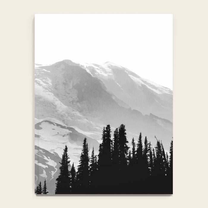Mount Rainier Black and White Notebook Gallery Image 4