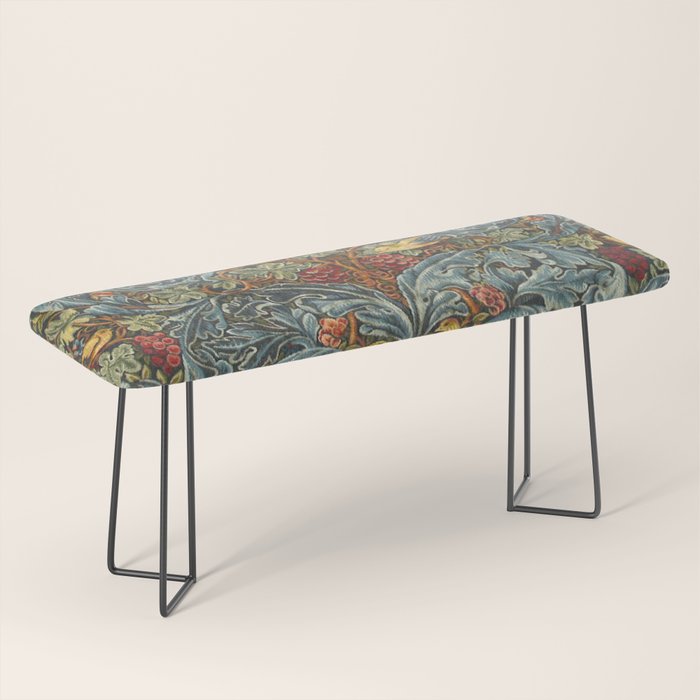 William Morris Acanthus & Vine Bench Gallery Image 1