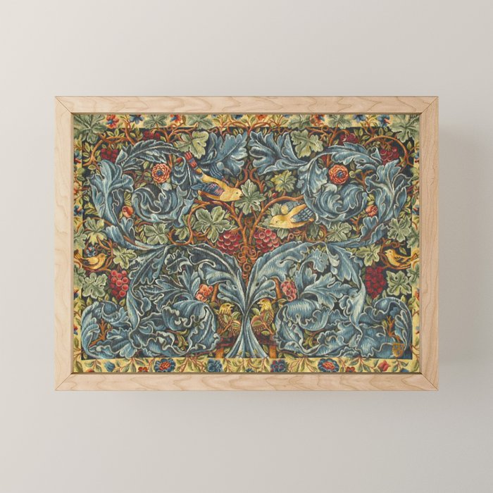 William Morris Acanthus & Vine Mini Art Print Gallery Image 1