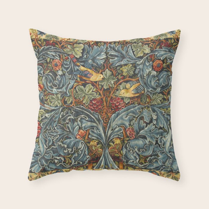 William Morris Acanthus & Vine Throw Pillow Gallery Image 6