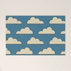 Cartoon Clouds Welcome Mat Gallery Image 1