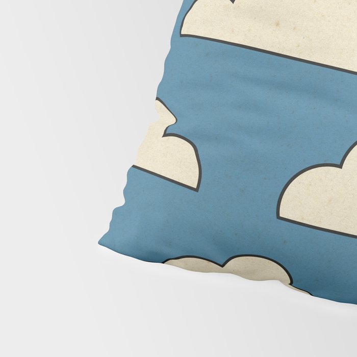 Cartoon Clouds Pillow Sham Gallery Image 4