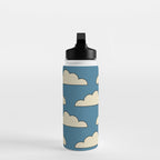 Cartoon Clouds Water Bottle Gallery Image 3