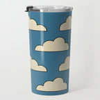 Cartoon Clouds Travel Mug Gallery Image 3