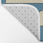 Cartoon Clouds Bath Mat Gallery Image 2