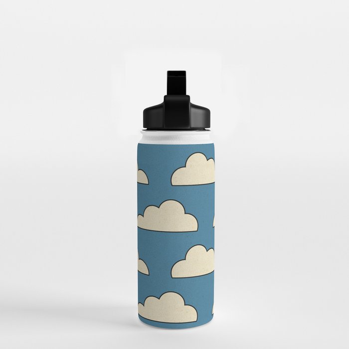 Cartoon Clouds Water Bottle Gallery Image 2