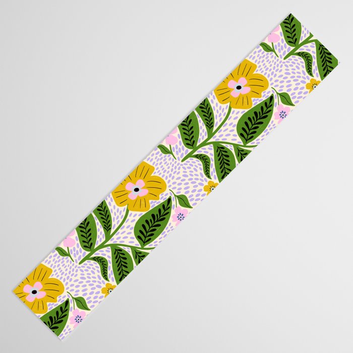 Retro Groovy Flower  Table Runner Gallery Image 3