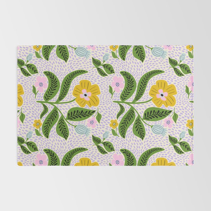 Retro Groovy Flower  Rug Gallery Image 2