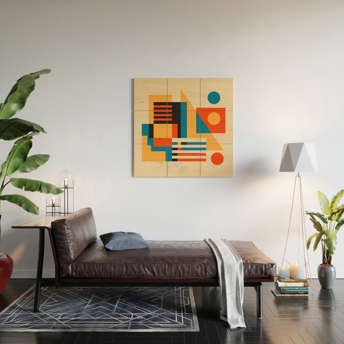 Modern Architecture Wood Wall Art Gallery Image 2