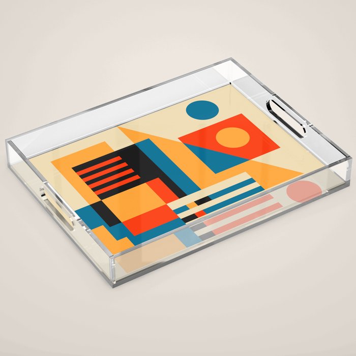 Modern Architecture Acrylic Tray Gallery Image 1