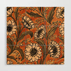 Sunflowers - Rust Wood Wall Art Gallery Image 1