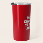Merry Christmas Ya Filthy Animal, Funny, Saying Travel Mug Gallery Image 3