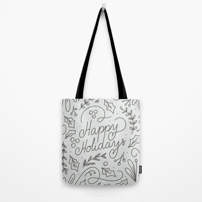 Happy Holidays Tote Bag Gallery Image 2