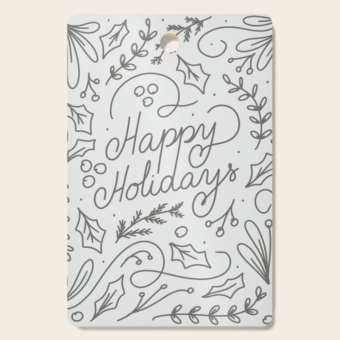 Happy Holidays Cutting Board Gallery Image 1