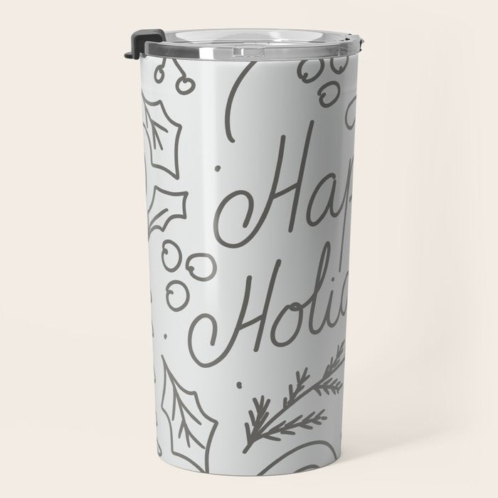Happy Holidays Travel Mug Gallery Image 3