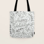 Happy Holidays Tote Bag Gallery Image 1
