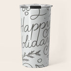 Happy Holidays Travel Mug Gallery Image 1