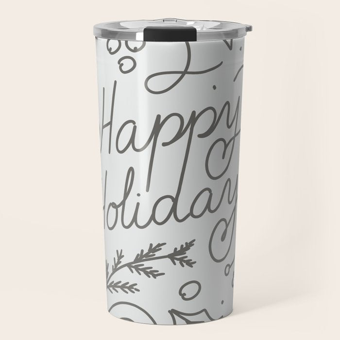 Happy Holidays Travel Mug Gallery Image 1