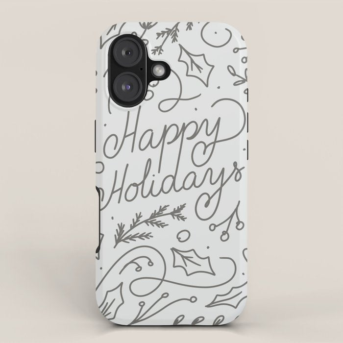 Happy Holidays iPhone Case Gallery Image 1