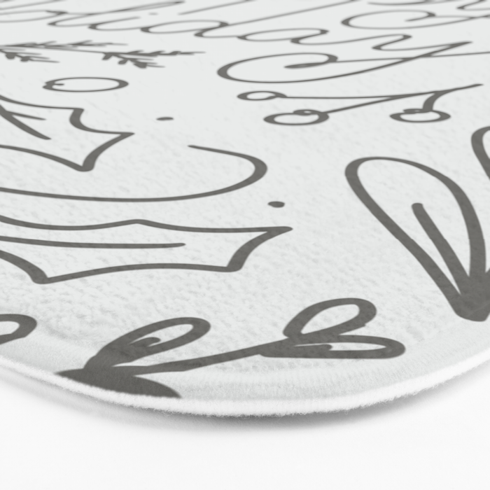 Happy Holidays Bath Mat Gallery Image 3