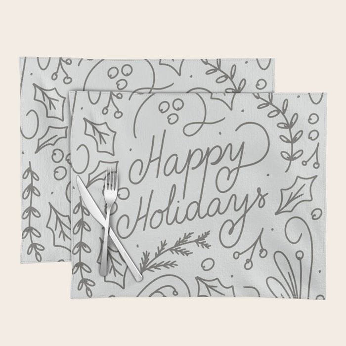 Happy Holidays Placemat Gallery Image 1