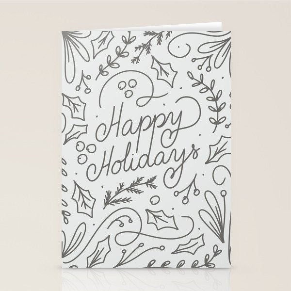 Happy Holidays Stationery Card Gallery Image 2