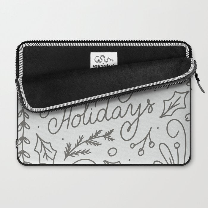 Happy Holidays Laptop Sleeve Gallery Image 2