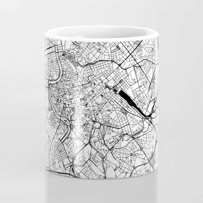 Rome White Map Coffee Mug Gallery Image 4