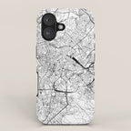 Rome White Map iPhone Case Gallery Image 1
