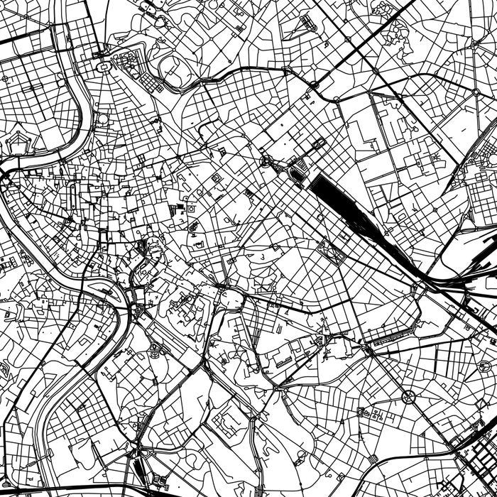 Rome White Map Coffee Mug Gallery Image 2