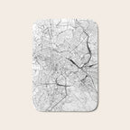 Rome White Map Bath Mat Gallery Image 1