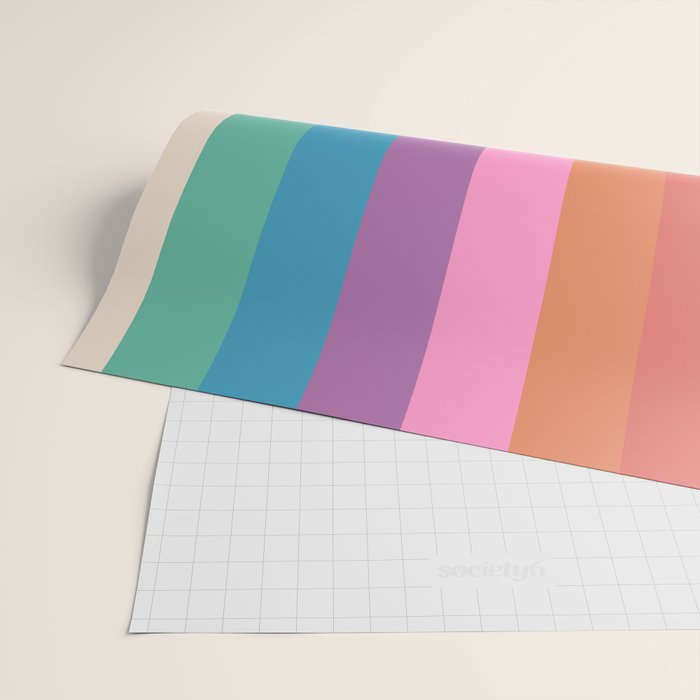 Vintage Rainbow Have Fun Text Wrapping Paper Gallery Image 2