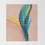 She Is Grateful Throw Blanket Gallery Image 2