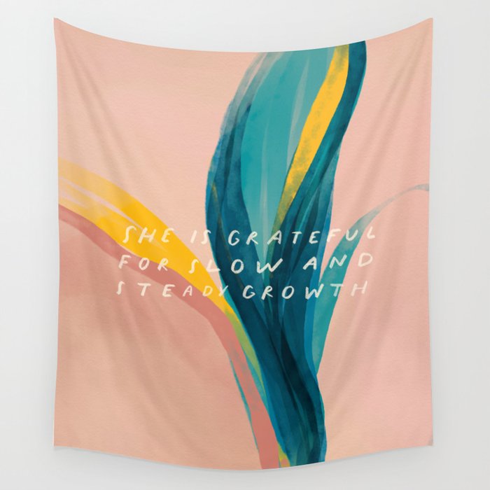 She Is Grateful Wall Tapestry Gallery Image 1