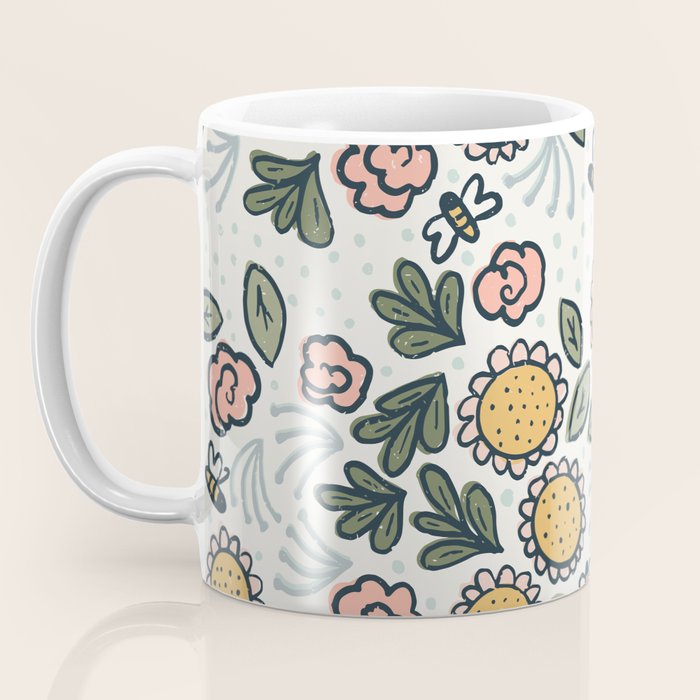 Bees in the Garden Coffee Mug Gallery Image 3