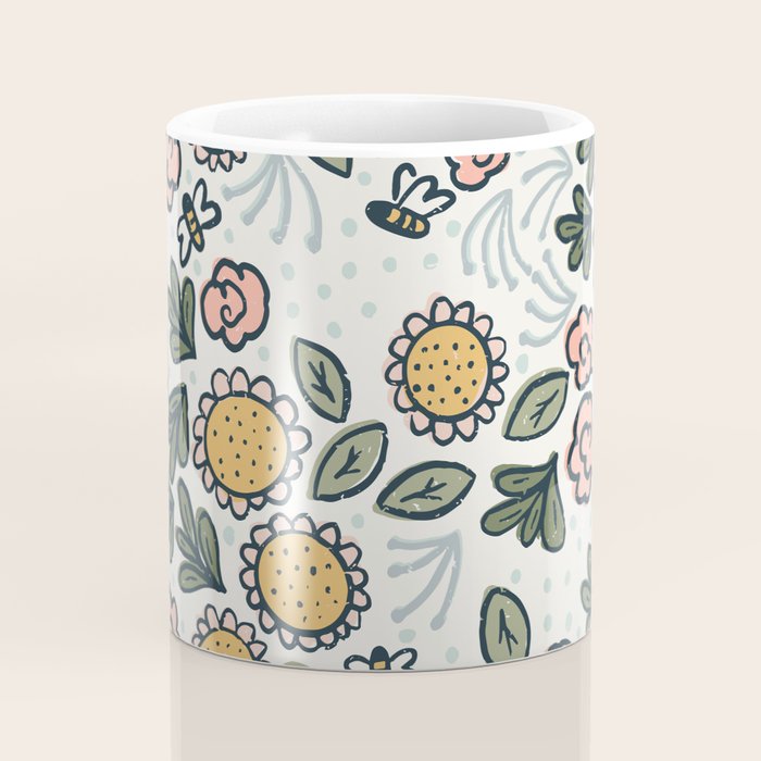 Bees in the Garden Coffee Mug Gallery Image 4
