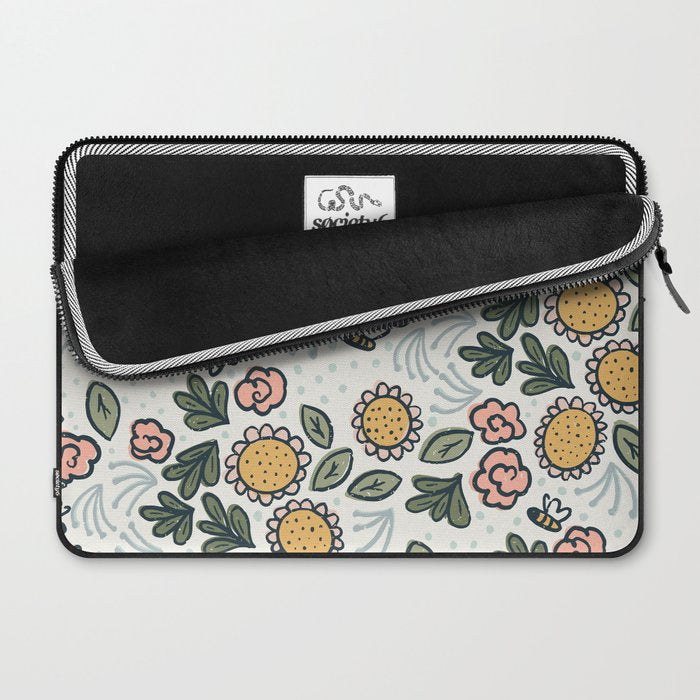 Bees in the Garden Laptop Sleeve Gallery Image 2