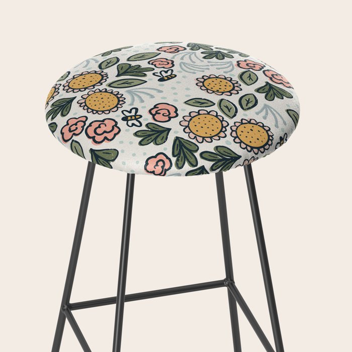 Bees in the Garden Stool Gallery Image 2