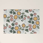 Bees in the Garden Welcome Mat Gallery Image 1