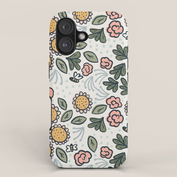 Bees in the Garden iPhone Case Gallery Image 1