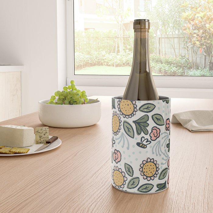 Bees in the Garden Wine Chiller Gallery Image 4