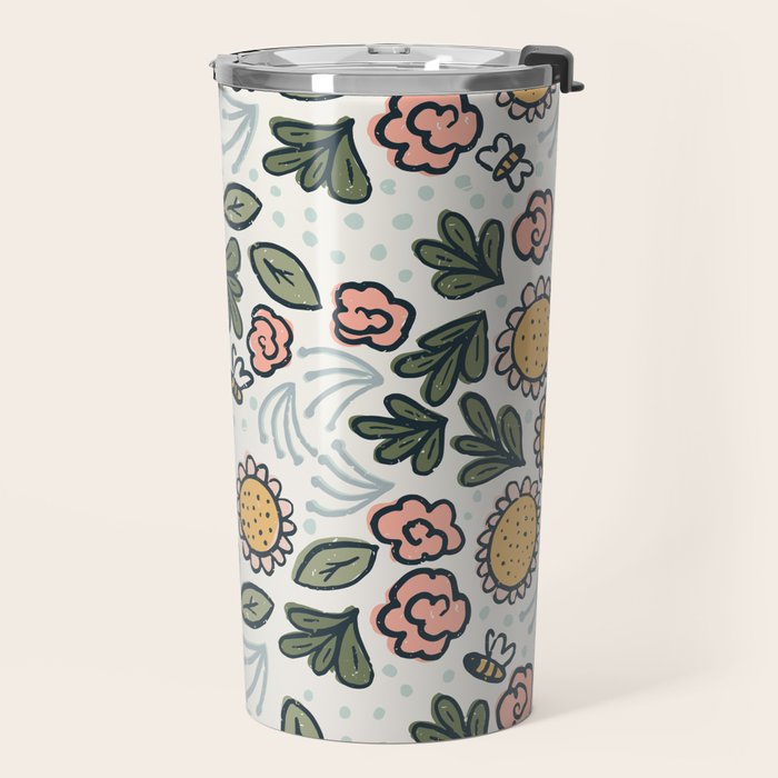 Bees in the Garden Travel Mug Gallery Image 2