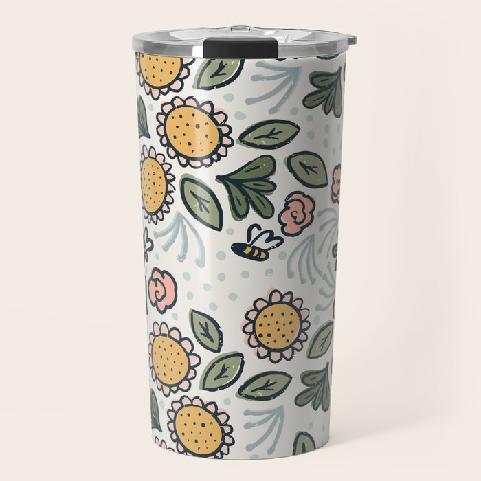 Bees in the Garden Travel Mug Gallery Image 1