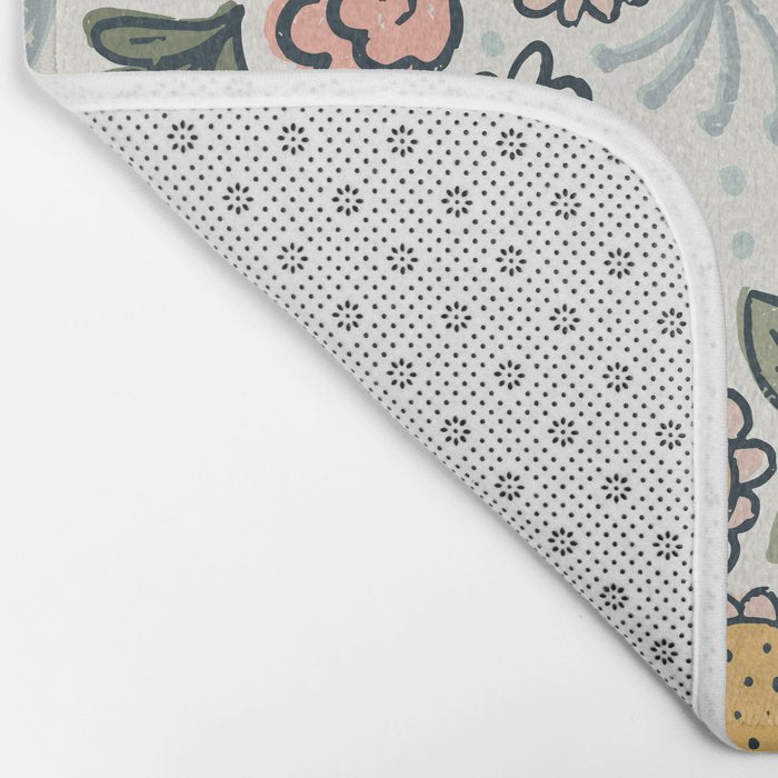 Bees in the Garden Bath Mat Gallery Image 2