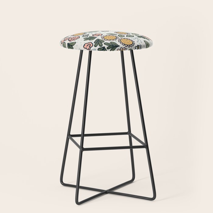 Bees in the Garden Stool Gallery Image 1