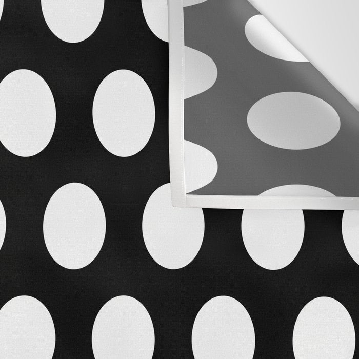 Black and White Polka Dots 772 Wall Tapestry Gallery Image 3