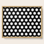 Black and White Polka Dots 772 Serving Tray Gallery Image 1