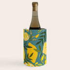 Lemon Blooms â Blue Wine Chiller Gallery Image 2